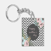 Eleganter floraler Muttertag | SCHLÜSSELANHÄNGER (Vorderseite links)