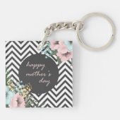 Eleganter floraler Muttertag | SCHLÜSSELANHÄNGER (Rückseite)
