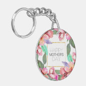 Eleganter floraler Muttertag | SCHLÜSSELANHÄNGER (Vorderseite links)