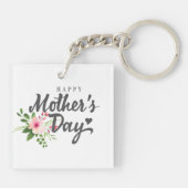 Eleganter floraler Muttertag | SCHLÜSSELANHÄNGER (Rückseite)