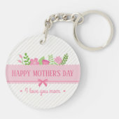 Eleganter floraler Muttertag | SCHLÜSSELANHÄNGER (Rückseite)
