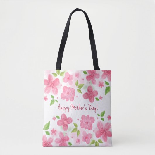 Eleganter floraler Muttertag | Tasche (Vorderseite)
