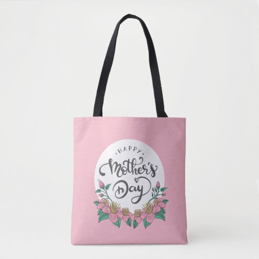 Eleganter floraler Muttertag | Tasche (Vorderseite)