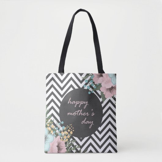 Eleganter floraler Muttertag | Tasche (Vorderseite)