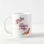 Eleganter floraler Muttertag | Tasse des Kaffees (Links)