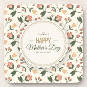 Eleganter floraler Muttertag | UNTERSETZER (Vorderseite)
