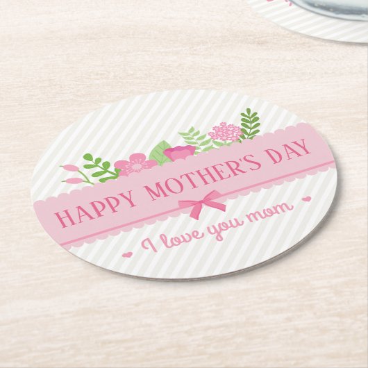 Eleganter floraler Muttertag | UNTERSETZER (Angewinkelt)