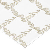 Eleganter floraler Tischläufer - Einzigartiges Des (Ecke)