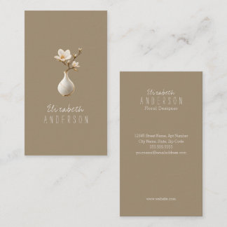 Eleganter Florist Designer Visitenkarte