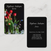 Eleganter Florist Visitenkarte (Vorne/Hinten)
