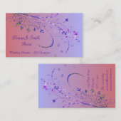 Eleganter Florist Visitenkarte (Vorne/Hinten)