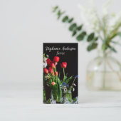 Eleganter Florist Visitenkarte (Stehend Vorderseite)