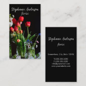 Eleganter Florist Visitenkarte (Vorne/Hinten)