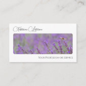 Eleganter floristischer Blume Blossom Kalligraphie Visitenkarte (Vorderseite)