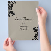 Eleganter Flyer (Hand)