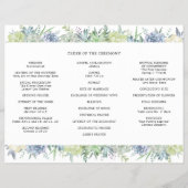 Eleganter Flyer für eine Hochzeitsfeier im Grünen (Hinten)