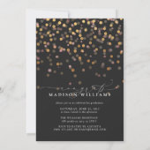 Eleganter Foto Abschluss Einladung (Rückseite)