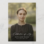 Eleganter Foto Beerdigungsorden Programm (Vorderseite)