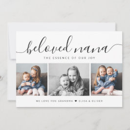 Eleganter Foto Collage Beloved Nana Mütter Day Karte