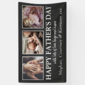 Eleganter, Foto Collage Vatertag Banner (Vertikal)