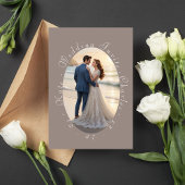 Eleganter Foto Frame QR Code Einladung