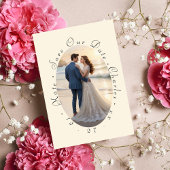 Eleganter Foto Frame QR Code Einladung