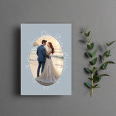 Eleganter Foto Frame QR Code Einladung