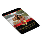 Eleganter Foto-Magnet aus schwarzem Gold Magnet (Rechte Seite)