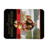Eleganter Foto-Magnet aus schwarzem Gold Magnet (Horizontal)