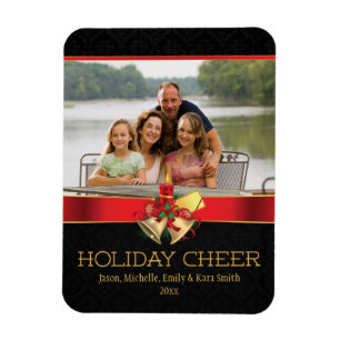 Eleganter Foto-Magnet aus schwarzem Gold Magnet