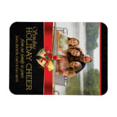 Eleganter Foto-Magnet aus schwarzem Gold Magnet (Horizontal)