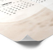 Eleganter Foto-Mini-Kalender Poster (Ecke)