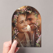 eleganter Foto Save the Date Hochzeit Acryleinladungen (Insitu (Handheld))