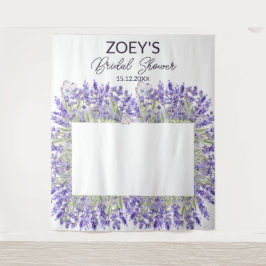 Eleganter Foto-Stand im Brautparty Wandteppich