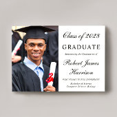 Eleganter Foto Uni-Abschluss Ankündigung