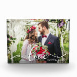 Eleganter Fotoblock<br><div class="desc">Elegante Liebe-Wedding Braut-und Bräutigam-Foto-Block</div>