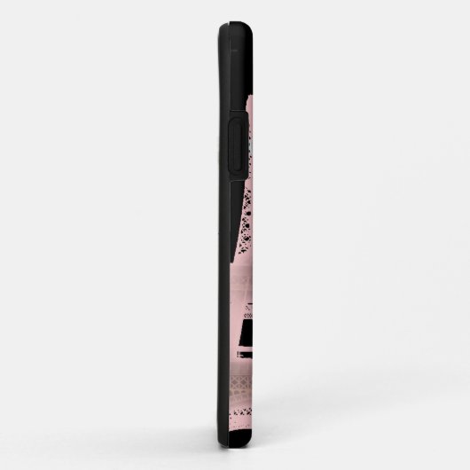 eleganter, französischer Pariseiffturm Case-Mate iPhone Hülle (Hinten/Rechts)