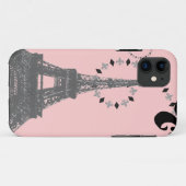 eleganter, französischer Pariseiffturm Case-Mate iPhone Hülle (Rückseite (Horizontal))