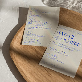 Eleganter französischer Retro auf einer Hochzeit Einladung