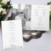 Eleganter französischer Rokoko Floral Programm