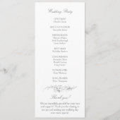 Eleganter französischer Rokoko Floral Programm (Rückseite)