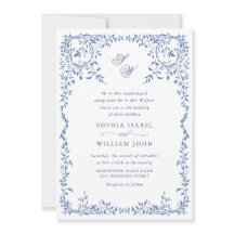 Eleganter französischer Verzierter Blumenrahmen-QR