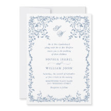 Eleganter französischer Verzierter Blumenrahmen-QR