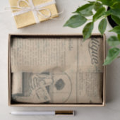 Eleganter French Newsprint Seidenpapier (Geschenk)