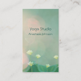 Eleganter friedlicher ruhiger Lotosweicher Terminkarte