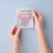Eleganter Friseur minimalistisch Flyer (Gruppe)