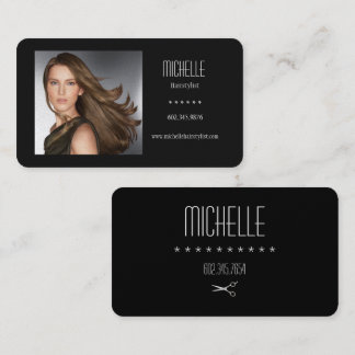 Eleganter Friseur/Stylist - Visitenkarten Visitenkarte