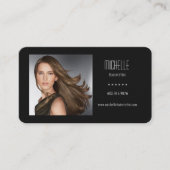 Eleganter Friseur/Stylist - Visitenkarten Visitenkarte (Vorderseite)