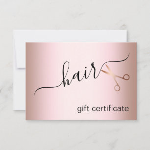 Eleganter Friseursalon der modernen Rose