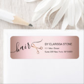 Eleganter Friseursalon der modernen Rose (Insitu)